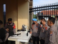 Wakapolda Banten Laksanakan Pengecekan Kesiapan Personel Jaga