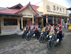Patroli Roda Dua Polres Merangin,Edukasi warga akan Minimalisir Gangguan Kamtibmas