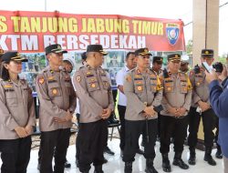 Kapolres Tanjung Jabung Timur Laksanakan launching Program Dan Press Release Bhabinkamtibmas Bersedekah