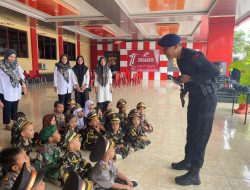 Satbrimob Polda Banten Terima Kunjungan Siswa Siswi Paud Insan Madani