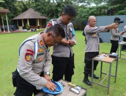 Tingkatkan Kemampuan, Ditpolairud Polda Banten Gelar  Latihan Menembak
