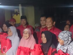BAKTI SOSIAL PDI.P SUMATERA UTARA DAN PDI.P LABURA – KOLABORASI MEMBAGIKAN SEMBAKO KEPADA MASYARAKAT KURANG MAMPU