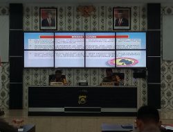 Kapolres Merangin Laksanakan Gelar Operasional Triwulan Ke-III tahun 2022
