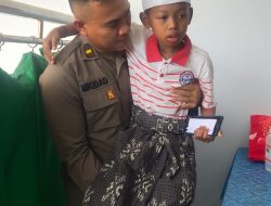 Personil Polres Merangin Turut Sukseskan Sunatan Masal yang di Selenggarakan ” IDAMAN GROUP