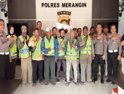 Polres Merangin laksanakan ” Jum”at Curhat ” Bersama Satlanta pada Pelaksana Ojek Konvensional