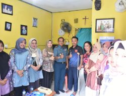 Anjangsana Danlanal Bintan dan Ketua Cabang 5 Korcab IV DJA I Ke Warakawuri dan Anggota Pemulihan Sakit