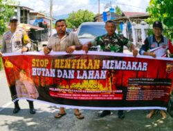TNI Polri Susoh – Kembali Gencarkan Himbauan Stop Karhutla
