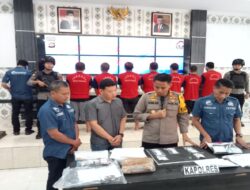 Tujuh Tersangka Kepemilikan Narkotika di Amankan Sat Res Narkoba Polres Merangin.