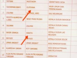 Diduga Sekcam Simpang Kiri – Merangkap Jabatan Sekdes Desa Danau Tras