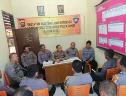 Tim Supervisi dari Direktorat Binmas Polda Jambi Sambangi Polsek Muara Siau