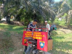 Polsek Bangko,Terapkan Komunikasi Cepat pada Masyarakat dengan cara NGOPI GRATIS