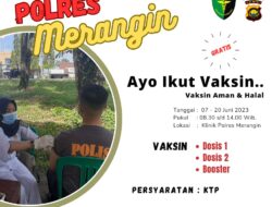 Vaksin Covid-19 Gratis Setiap Hari di Klinik Polres Merangin