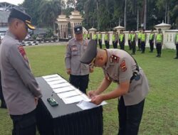 Waka Polres Merangin Berganti,Upacara Serah Terima Jabatan ” Sertijab ” Struktur Pejabat Utama Polres Merangin