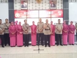 Pisah Sambut Pejabat Utama ” KENAL PAMIT ” Bersama Personil Polres Merangin.