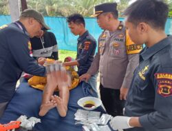 Polsek tabir Selatan Laksanakan Bakti Sosial Khitanan Massal dalam Rangka HUT Bhayangkara ke – 77 di tahun 2023.