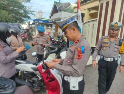 Kasat Lantas,Personil Polres Merangin Menjadi Sasaran Operasi Patuh 2023 Hari Ke – 3