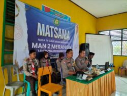 Jajaran Polsek Tabir Laksanakan Himbauan dan Sosialisasi Anti Narkoba di MAN 2 MERANGIN