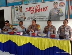 Jumat Curhat, Masalah Narkoba, Curanmor, Lakalantas, Data Pribadi Bocor Jadi Curhatan warga Pasar Kepada Waka Polres Sarolangun