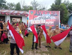 Kapolres Sarolangun Hadiri Louncing Gerakan Pembagian 10.000 Bendera Merah Putih