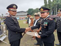 HUT BHAYANGKARA KE – 77 diTahun 2023 dengan Khidmat dilaksanakan Jajaran Polres Merangin.