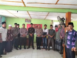 Pelaksanaan Program Quick wins Presisi Jum’at Curhat Polsek Tabir Ulu Prioritaskan Pembukaan Lahan tidak dengan Dibakar.