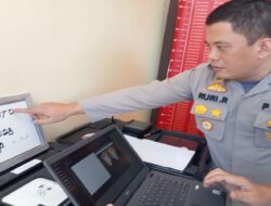 AKBP. Ruri Roberto. SH. S.IK., M.M. M.tr. SOU Laksanakan Sidak di ruang pelayanan Publik di Mapolres Merangin.