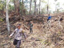 Jajaran Polres Merangin Bersama Polseknya laksanakan Himbauan dan Monitoring Meminimalisir dampak Karhutla