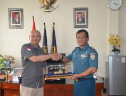 Danlanal Dumai Laksanakan Kunjungan Kehormatan Ke Kepala Kantor Imigrasi Kelas I TPI Dumai