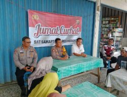 Jumat Curhat Sat-Samapta,Ciptakan Situasi Kondusif dan harmonis di tengah Masyarakat 