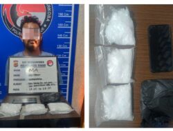 Satres Narkoba Polres Aceh Timur Amankan Pelaku Tindak Pidana Penyalahgunaan Narkotika, Sita 300 Gram Sabu