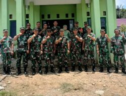 Irdyalog Itdam II/Sriwijaya Laksanakan Pemeriksaan Akhir Rehab Rumdis Swakelola Kodim 0420/Sarko di Koramil 05/Jangkat