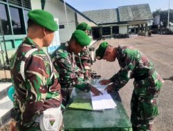 Dengan Muka Sumringah,Prajurit Kodim 0417/Kerinci,Terima Kaporlap Dari KASAD