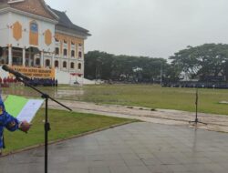 Diguyur Hujan, Ribuan PNS Tetap Tegar ikuti Upacara HUT Korpri ke-53 Pj Bupati Merangin Jangcik Mohza Jadi Inspektur Upacara