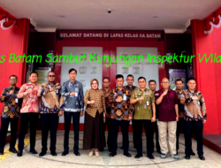 Lapas Batam Sambut Kunjungan Inspektur Wilayah I Inspektorat Jenderal Kementerian Hukum RI