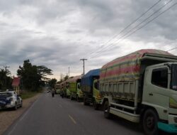 10 Unit Angkutan Batubara di Tindak Polisi, AKP Rio: Jangan Beranggapan Jalan Ini Punya Perusahaan 