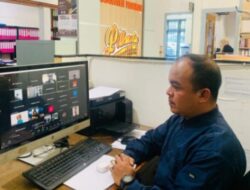 KPU Pasaman Ikuti Zoom Meeting Bahas Uji Beban Pembaruan Laman JDIH