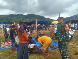 Acara Mantai Megang Adat, Babinsa Koramil 420-07/Sei Manau Laksanakan Patroli dan Pengamanan