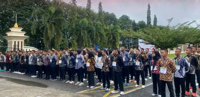 Percayalah Diri Sendiri,Test Rekruitment Polri di Polres Merangin di Minati 212 Peserta