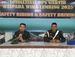 Sosialisasi Ops Gaktib dan Safety Riding di Kodim 0420/Sarko, Personil Diberikan Pemahaman Tertib Berlalu Lintas dan Kelengkapan Administrasi Kendaraan*
