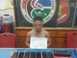 Satresnarkoba Polres Tebo Tangkap Bandar Sabu Di Kec Tengah Ilir