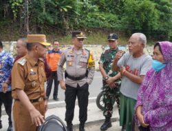 Wakil Bupati Merangin H.A. Khafid Moein bersama Waka Polres Serta Danramil 0420-09 Tinjau kondisi Jalan Bukit Tiung
