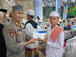 Polsek Muara Bungo Polres Bungo Buka Bersama Ramadhan 1446H-2025M dengan Santri Pondok Pesantren Hijratul Khair.
