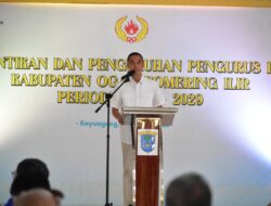 Pengurus KONI OKI Dikukuhkan, Target Naik Peringkat di Porprov