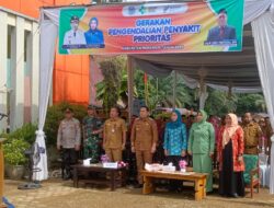 Dandim 0420/Sarko Hadiri Gerakan Pengendalian Penyakit Prioritas dan Launching Pemeriksaan Kesehatan Gratis