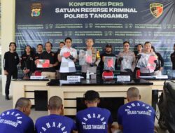 Satreskrim Polres Tanggamus Ungkap Tiga Kasus Curanmor Lima Pelaku Ditangkap