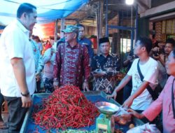 H-3 Lebaran, Bupati dan Wabup Pantau Harga Sembako Sejumlah Harga Sembako di Merangin Masih Stabil