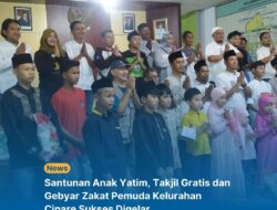 Forum Pemuda Kelurahan Cipare Gelar Santunan Anak Yatim dan Gebyar Zakat
