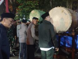 Meriah, Malam Takbiran Idul Fitri 1446 H di Merangin diawali Pemukulan Beduk dan Pelepasan Pawai oleh Bupati H M Syukur
