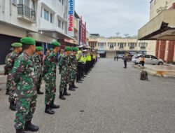 Apel Gabungan TNI-Polri Pengamanan Kegiatan Malam Takbir Idul Fitri 1446 H / 2025 M di Wilayah Hukum Polres Sarolangun