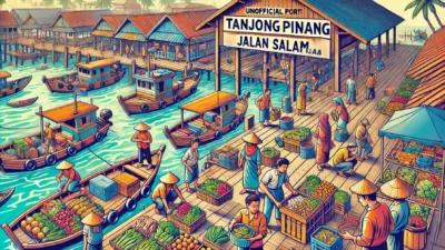 Pelabuhan Tak Resmi di Jl. Salam Tanjungpinang: Pusat Bongkar Muat Sayur atau Aktivitas Ilegal ?